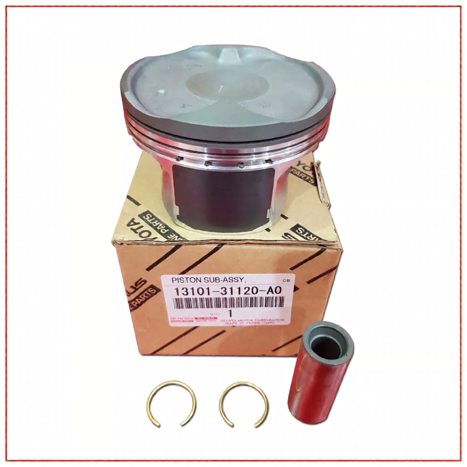 13101-31120-A0 GENUINE OEM PISTON SUB-ASSY, W/PIN 1310131120A0 - GK Auto Parts