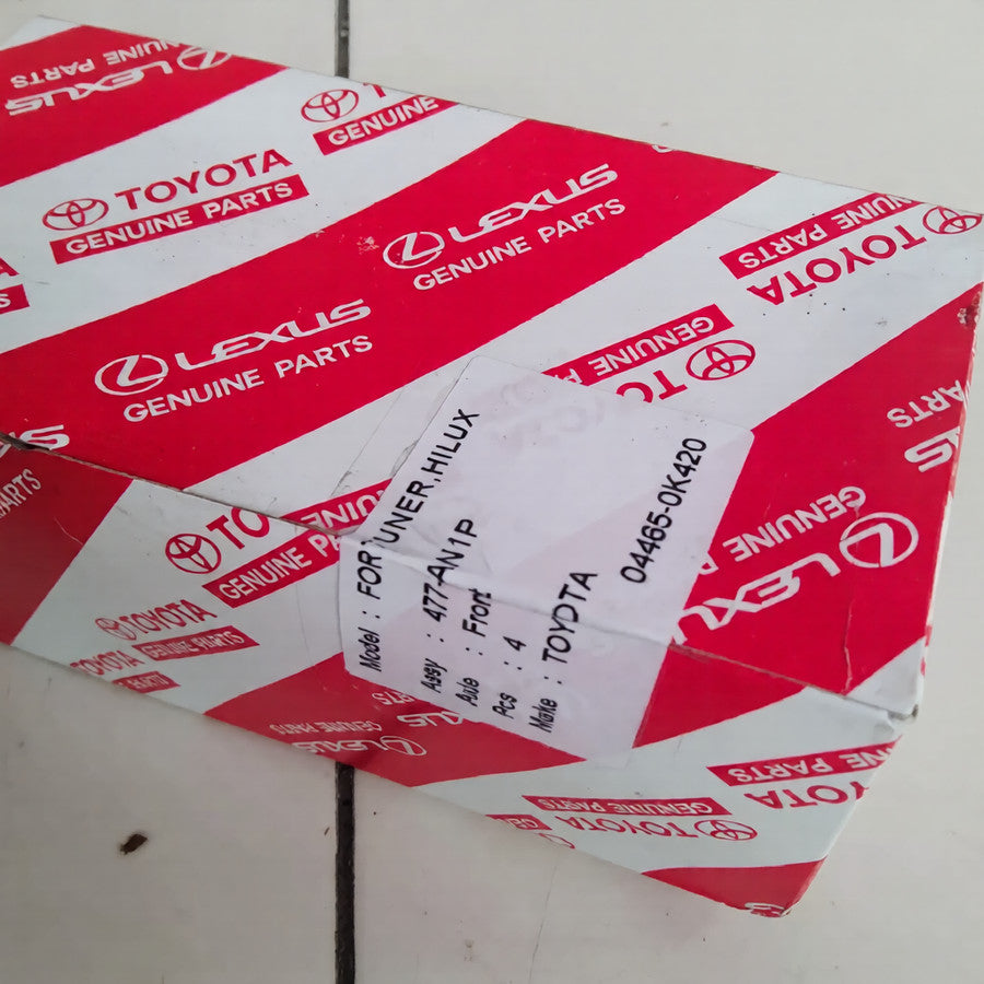 Genuine Front Disc Brake Pads 2015-2023 Toyota Hilux GUN KUN TGN 04465-0K420 OEM - GK Auto Parts