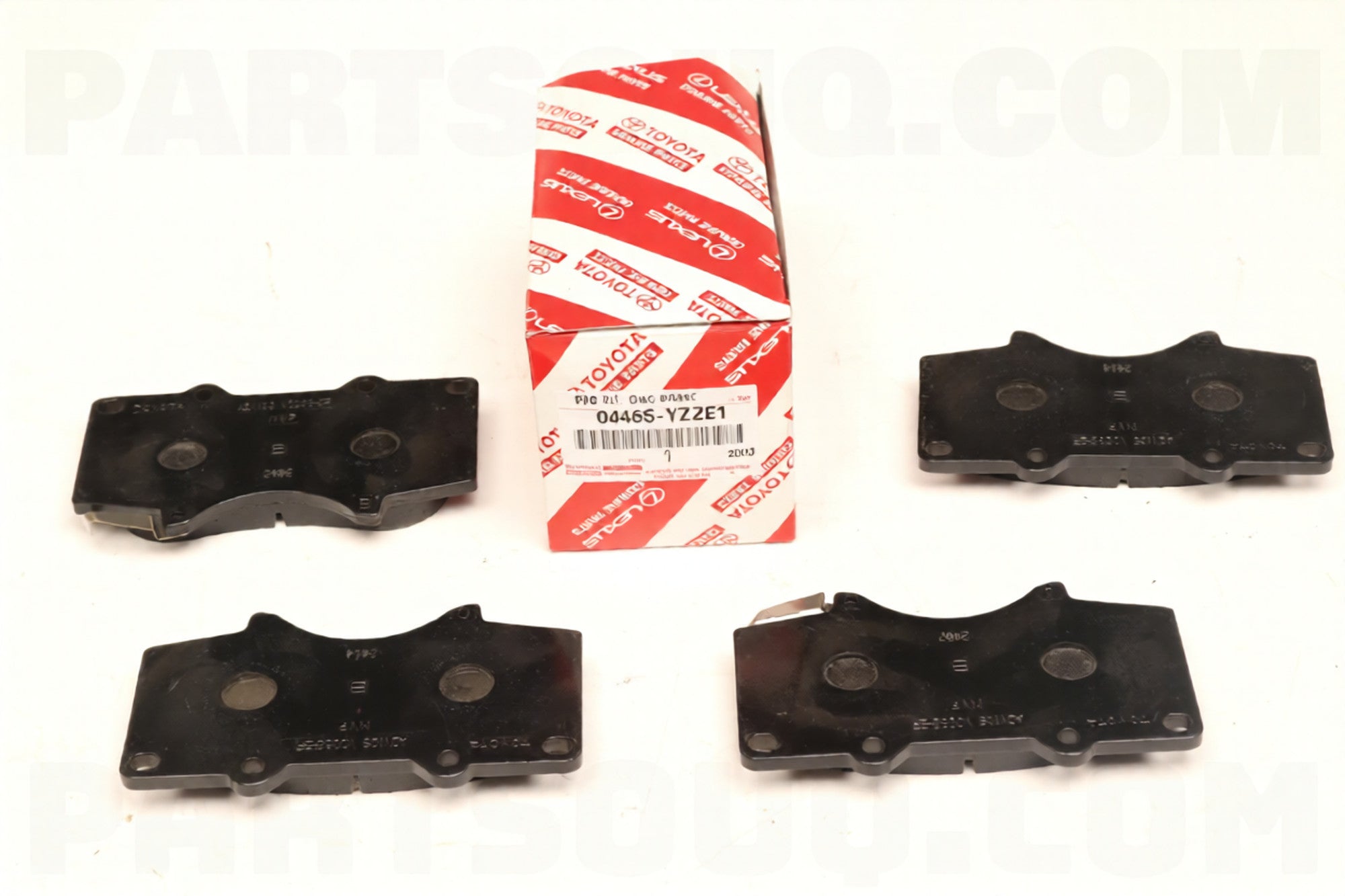 04465YZZE1 Genuine Toyota BRAKE PAD KIT 04465-YZZE1 - GK Auto Parts