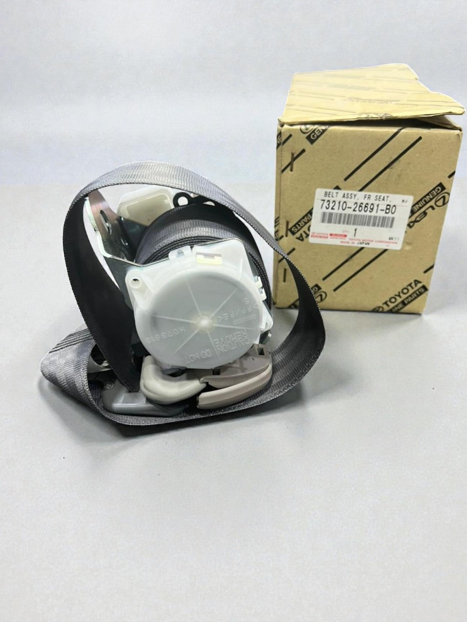 73210-26691-B0 Toyota Belt Assy, front seat outer, LH 73210-26691-B0, New Genuine - GK Auto Parts