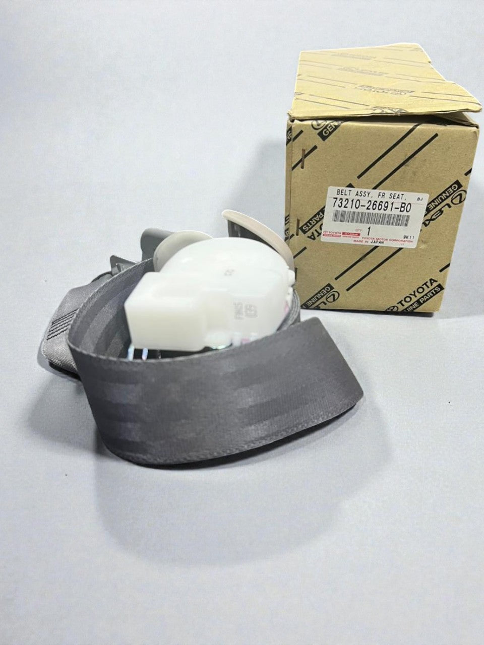 73210-26691-B0 Toyota Belt Assy, front seat outer, LH 73210-26691-B0, New Genuine - GK Auto Parts