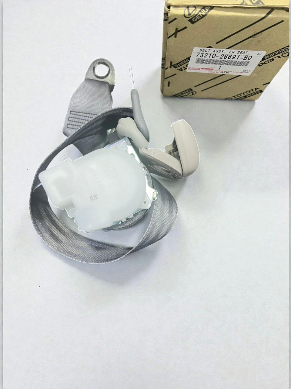 73210-26691-B0 Toyota Belt Assy, front seat outer, LH 73210-26691-B0, New Genuine - GK Auto Parts