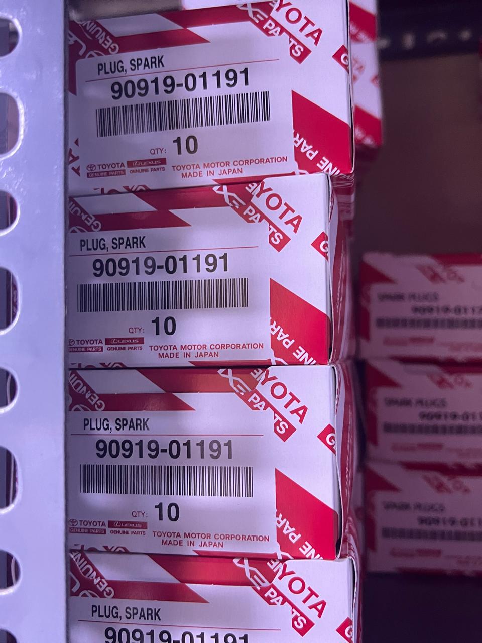 OEM GENUINE TOYOTA 1GR-FE 4.0L V6 IRIDIUM SPARK PLUG SET OF 10 90919-01191 - GK Auto Parts