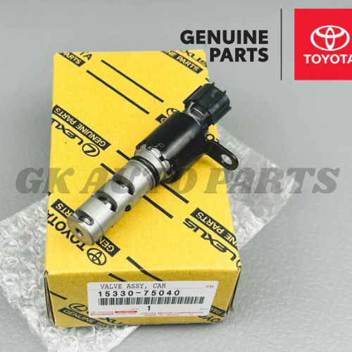 15330-75040 VALVE ASSY CAMSHAFT TIMING OIL CONTROL GENUINE TOYOTA 15330-0C020 OE - GK Auto Parts