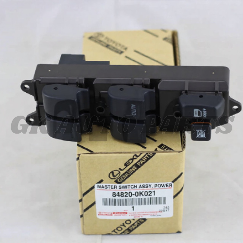 848200K021 Genuine Toyota MASTER SWITCH ASSY, POWER WINDOW REGULATOR 84820-0K021 - GK Auto Parts