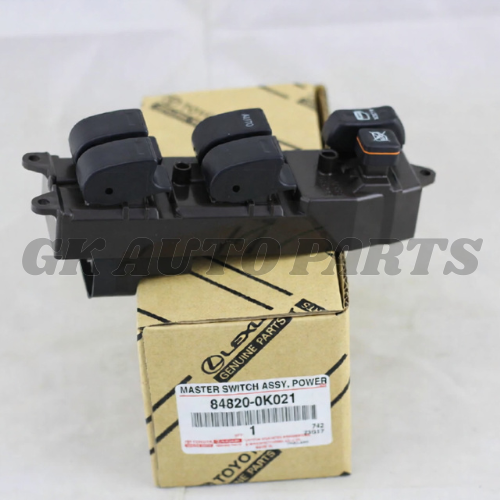 848200K021 Genuine Toyota MASTER SWITCH ASSY, POWER WINDOW REGULATOR 84820-0K021 - GK Auto Parts