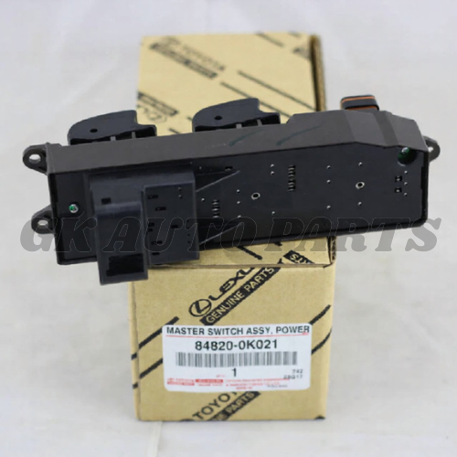848200K021 Genuine Toyota MASTER SWITCH ASSY, POWER WINDOW REGULATOR 84820-0K021 - GK Auto Parts