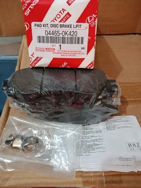 Genuine Front Disc Brake Pads 2015-2023 Toyota Hilux GUN KUN TGN 04465-0K420 OEM - GK Auto Parts