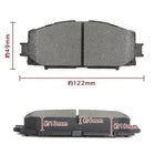 TOYOTA / Genuine OEM / BRAKE PADS SET 04465-12660 (0446512660) - GK Auto Parts