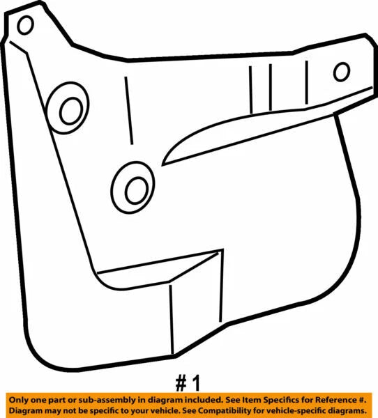 76621-60160 Toyota Mudguard, front fender, rh 7662160160, New Genuine OEM Part - GK Auto Parts