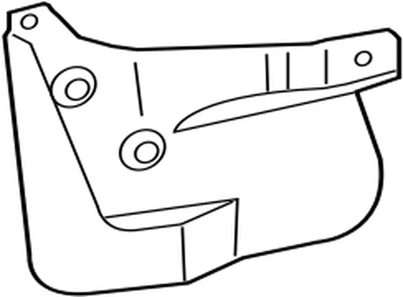 76621-60160 Toyota Mudguard, front fender, rh 7662160160, New Genuine OEM Part - GK Auto Parts