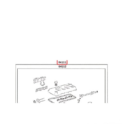 Toyota Genuine 04111-0C210 Gasket Kit Engine Overhaul 041110C210 OEM - GK Auto Parts