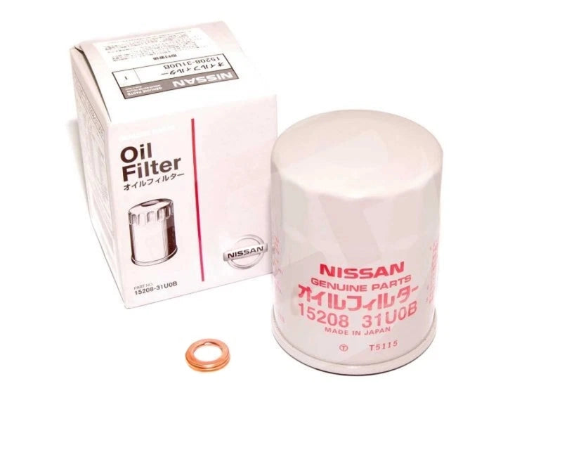 Genuine Engine Oil Filter & Sump Washer For Nissan GTR R35 VR38DETT 15208-31U0B - GK Auto Parts